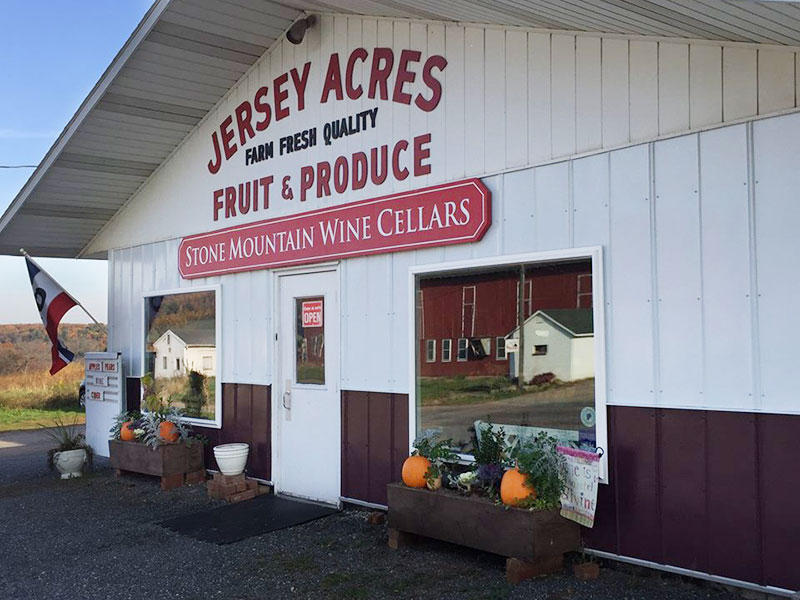 Jersey Acres Farms and Stone Mountain Wine Cellars | Pine ...