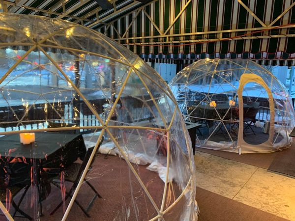 Defying the Elements with Heated Igloo Dining | DiscoverNEPA